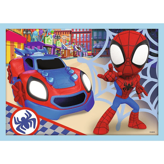 Puzzle Spidy 4 in 1 (35, 48, 54, 70 piese) - Trefl - PuzzleJoy
