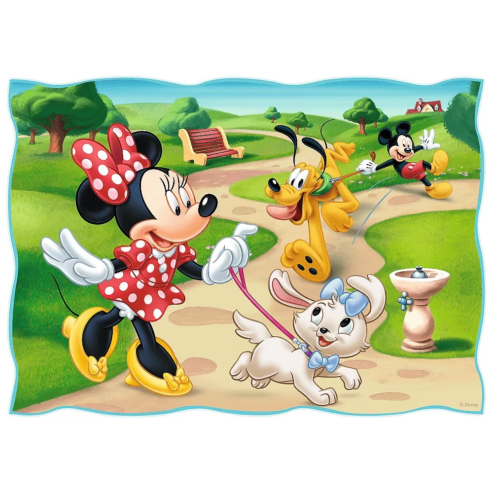 Puzzle Mickey Minnie 4 in 1 (35, 48, 54, 70 piese) - Trefl - PuzzleJoy