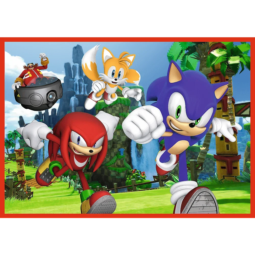 Puzzle Sonic The Hedgehog 4 in 1 (35, 48, 54, 70 piese) - Trefl - PuzzleJoy