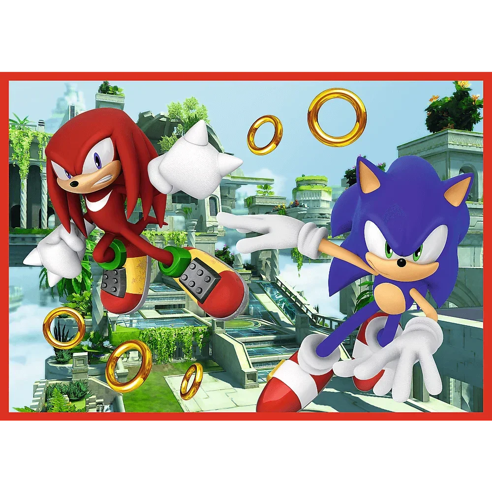 Puzzle Sonic The Hedgehog 4 in 1 (35, 48, 54, 70 piese) - Trefl - PuzzleJoy