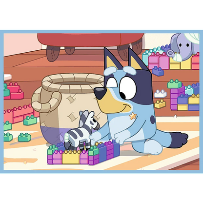 Puzzle 4 in 1 Bluey (35, 48, 54, 70 piese) - Trefl - PuzzleJoy