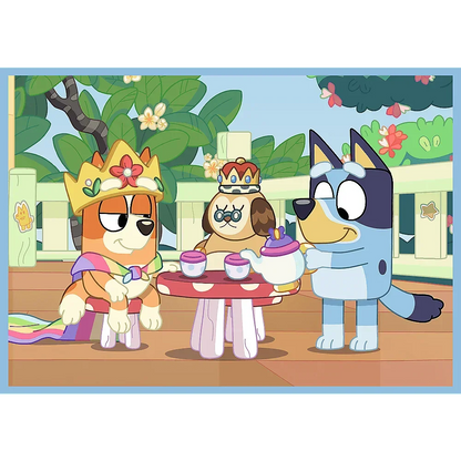 Puzzle 4 in 1 Bluey (35, 48, 54, 70 piese) - Trefl - PuzzleJoy