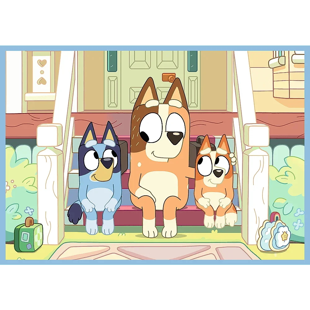 Puzzle 4 in 1 Bluey (35, 48, 54, 70 piese) - Trefl - PuzzleJoy