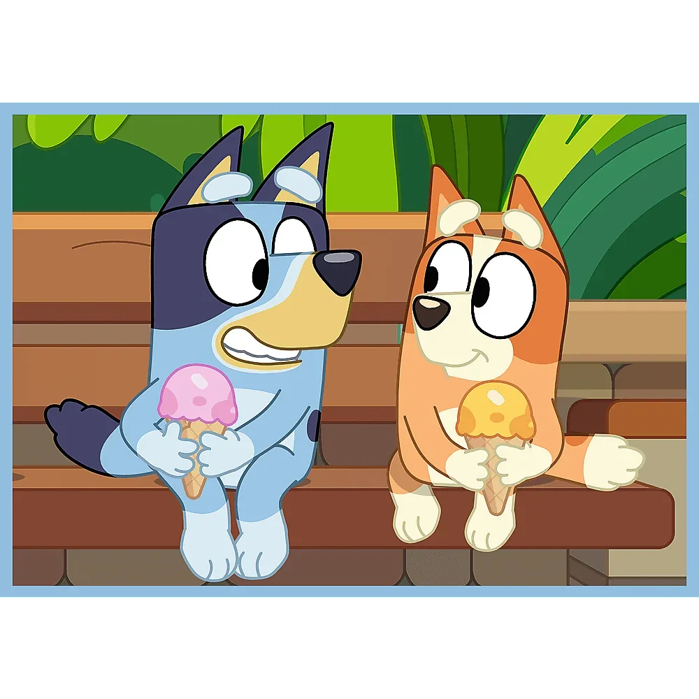Puzzle 4 in 1 Bluey (35, 48, 54, 70 piese) - Trefl - PuzzleJoy