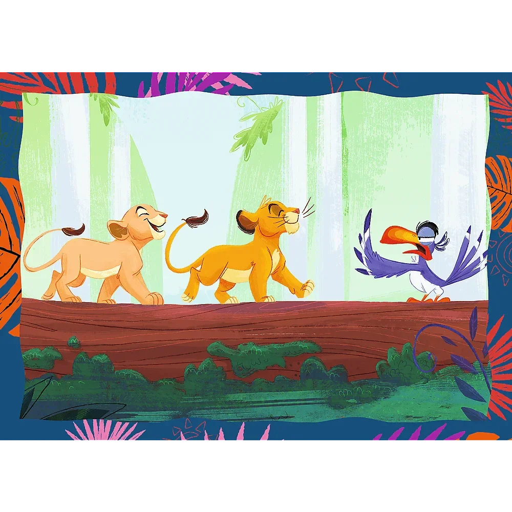 Puzzle Lion King 4 in 1 (35, 48, 54, 70 piese) - Trefl - PuzzleJoy