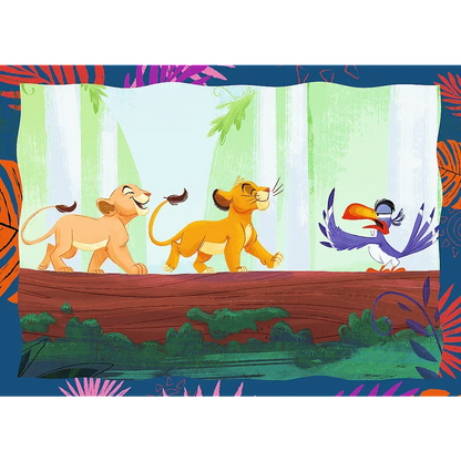 Puzzle Lion King 4 in 1 (35, 48, 54, 70 piese) - Trefl - PuzzleJoy