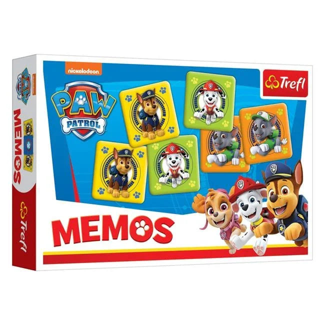 Joc de Memorie cu Carti Paw Patrol 30buc - PuzzleJoy