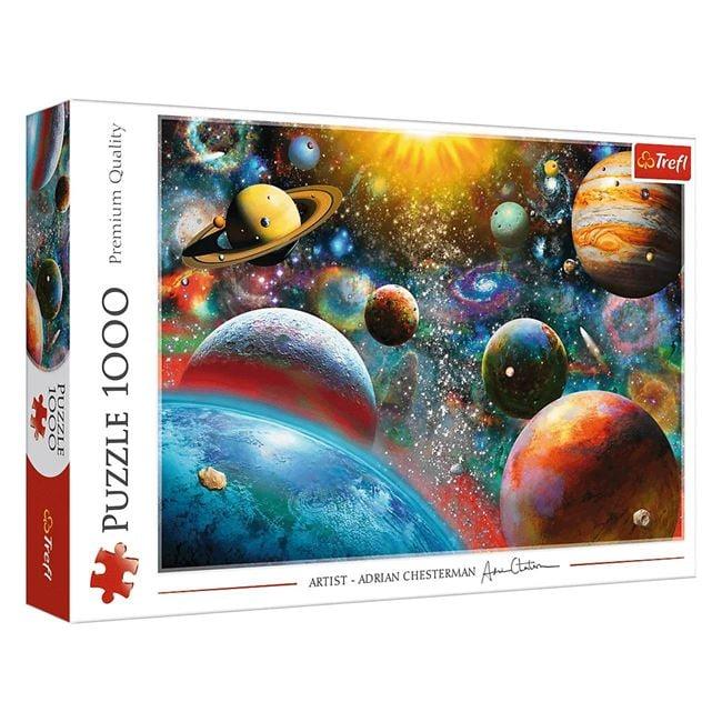 Puzzle Spatiu & Planete (1000 de piese) -Trefl - PuzzleJoy