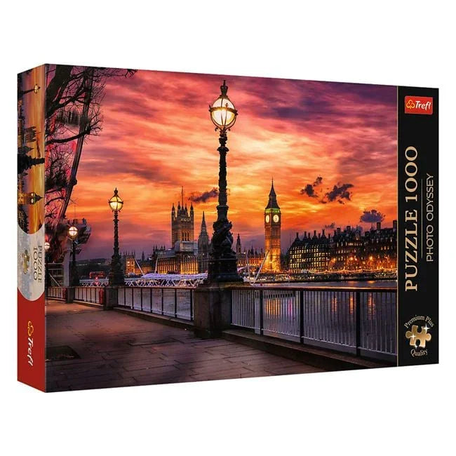 Puzzle Felinar Londra (1000 de piese) - Trefl - PuzzleJoy