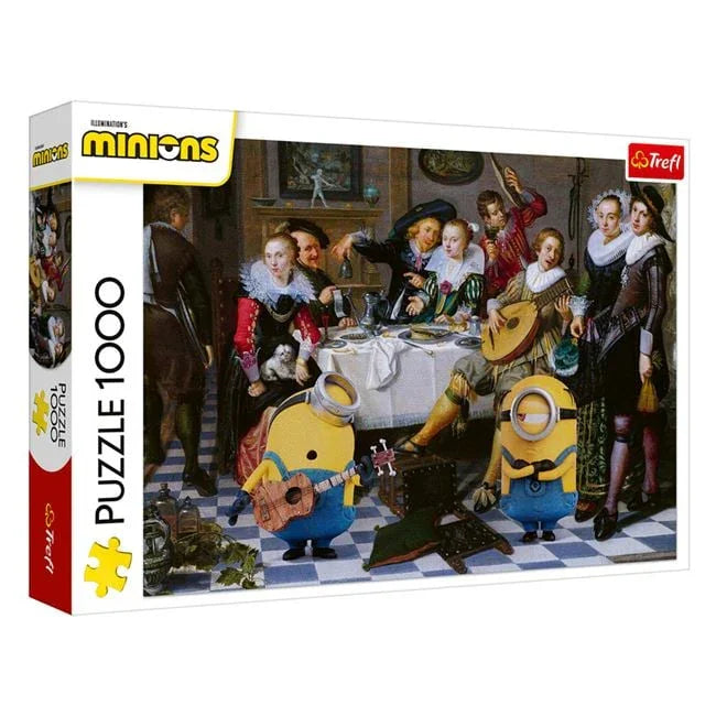 Puzzle Tablou Renastere cu Minnions (1000 de Piese) - Trefl - PuzzleJoy