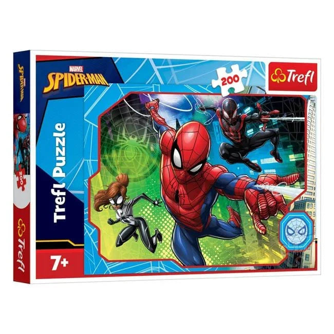 Puzzle Spiderman cu Eroi (200 de Piese) - Trefl - PuzzleJoy