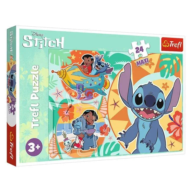 Puzzle Lilo & Stitch (24 de piese) - Trefl - PuzzleJoy