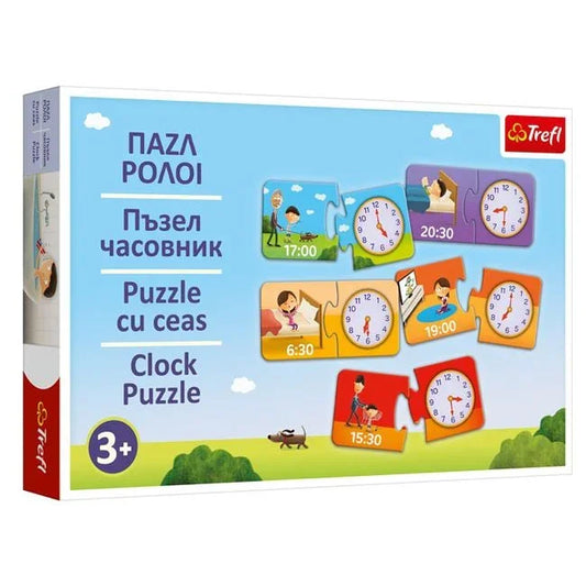 Puzzle Educativ Ceas - Trefl - PuzzleJoy