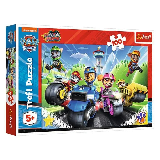 Puzzle Paw Patrol cu Vehicule (100 de piese) - Trefl - PuzzleJoy