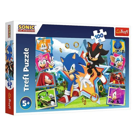 Puzzle Sonic (100 de piese) - Trefl - PuzzleJoy
