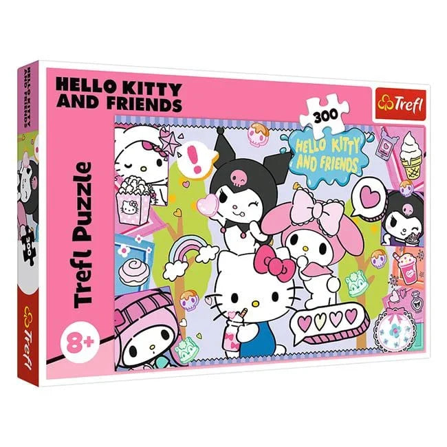 Puzzle Hello Kitty & Kuromi (300 de Piese) - Trefl - PuzzleJoy