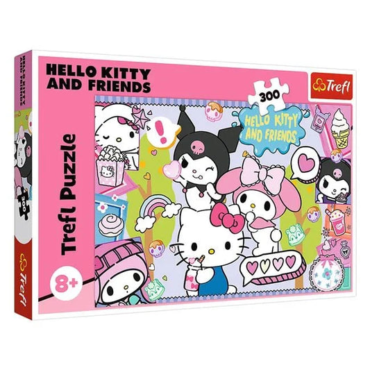 Puzzle Hello Kitty & Kuromi (300 de Piese) - Trefl - PuzzleJoy