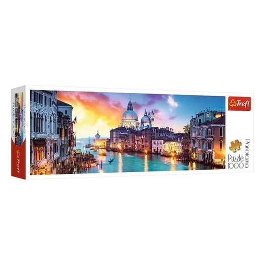 Puzzle Panorama Canal Venetia (1000 de piese) - Trefl - PuzzleJoy