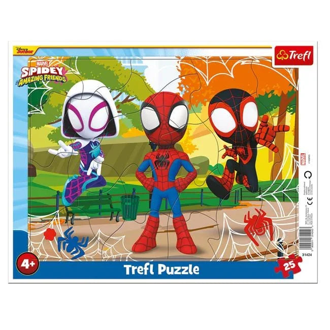 Puzzle Spidy & Amazing Friends (25 de piese) - Trefl - PuzzleJoy