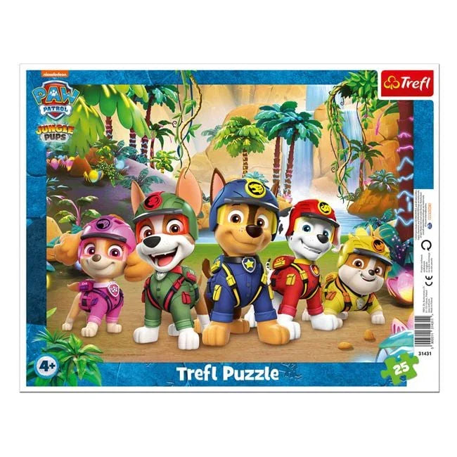 Puzzle Paw Patrol in Jungla (25 Piese) - Trefl - PuzzleJoy