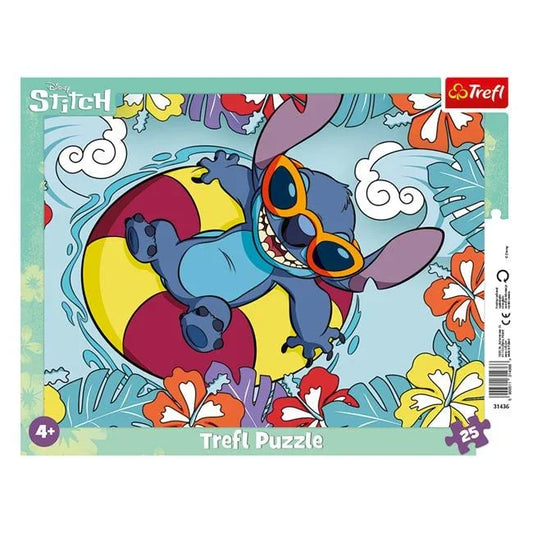 Puzzle Stitch pe Colac Gonflabil (25 de piese) - Trefl - PuzzleJoy