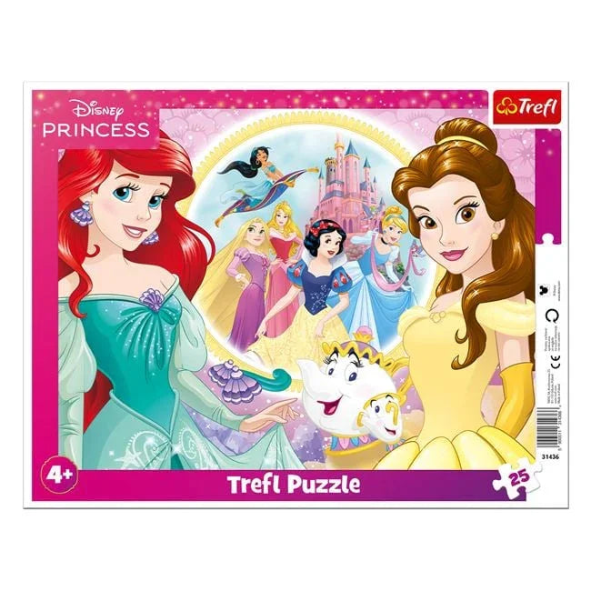 Puzzle Princess Ariel & Bell (25 de piese) - Trefl - PuzzleJoy