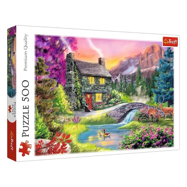 Puzzle Peisaj Idilic (500 de piese) - Trefl