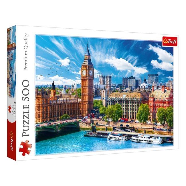 Puzzle Big Ben Londra Tamisa cu 500 de piese - Trefl - PuzzleJoy