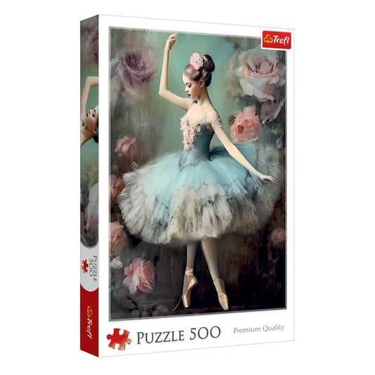 Puzzle Balerina Vintage (500 de piese) - Trefl - PuzzleJoy