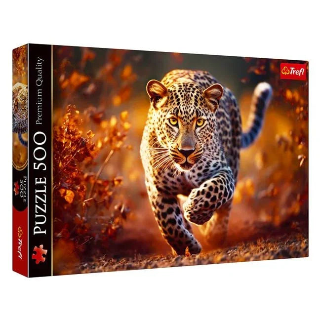 Puzzle Leopard (500 de piese) - Trefl - PuzzleJoy