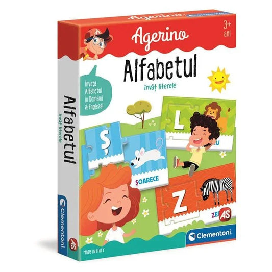 Joc Educativ Agerino Alfabetul - Clementoni - PuzzleJoy