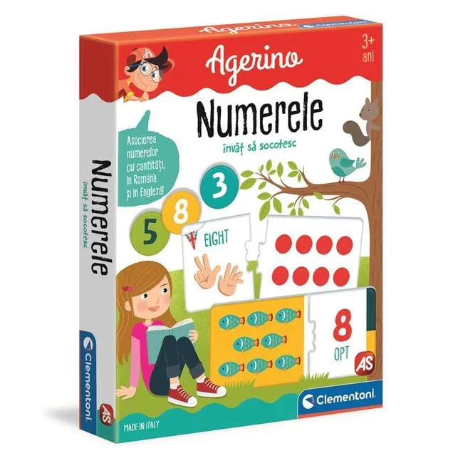 Joc Educativ ”Numerele” - Clementoni - PuzzleJoy