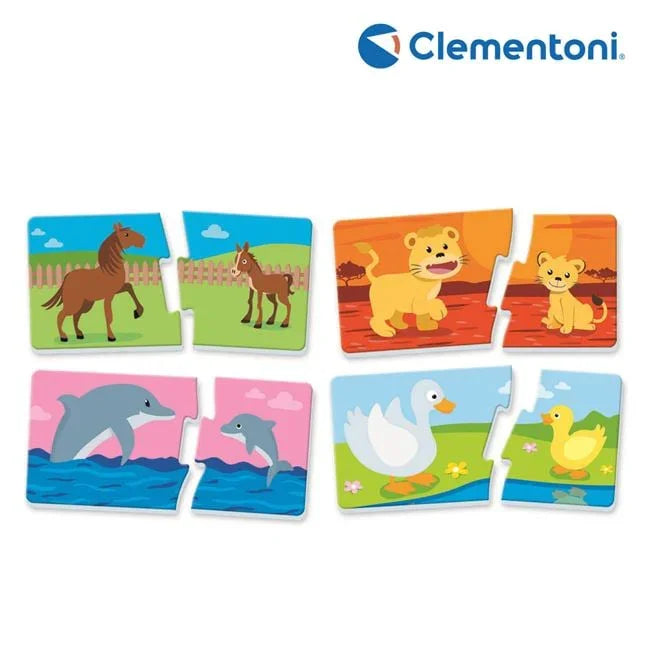 Joc Educativ Agerino "Mamici si Pici" - Clementoni - PuzzleJoy