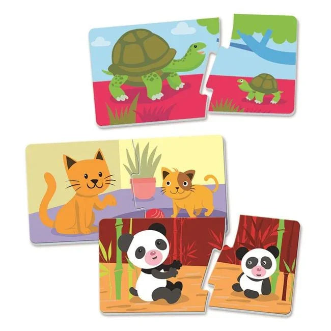 Joc Educativ Agerino "Mamici si Pici" - Clementoni - PuzzleJoy