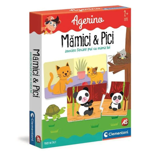 Joc Educativ Agerino "Mamici si Pici" - Clementoni - PuzzleJoy