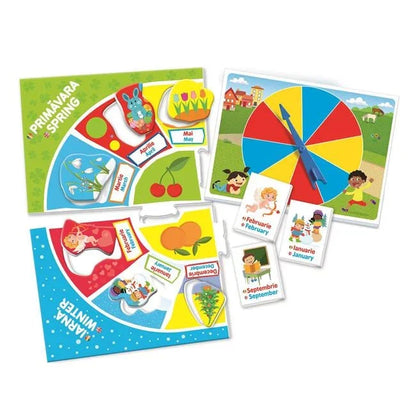 Joc Educativ Agerino Luni & Anotimpuri - Clementoni - PuzzleJoy