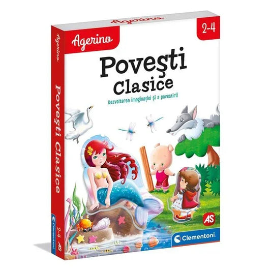 Set Educativ cu Cartonase Puzzle Povesti Clasice Agerino - AS - PuzzleJoy